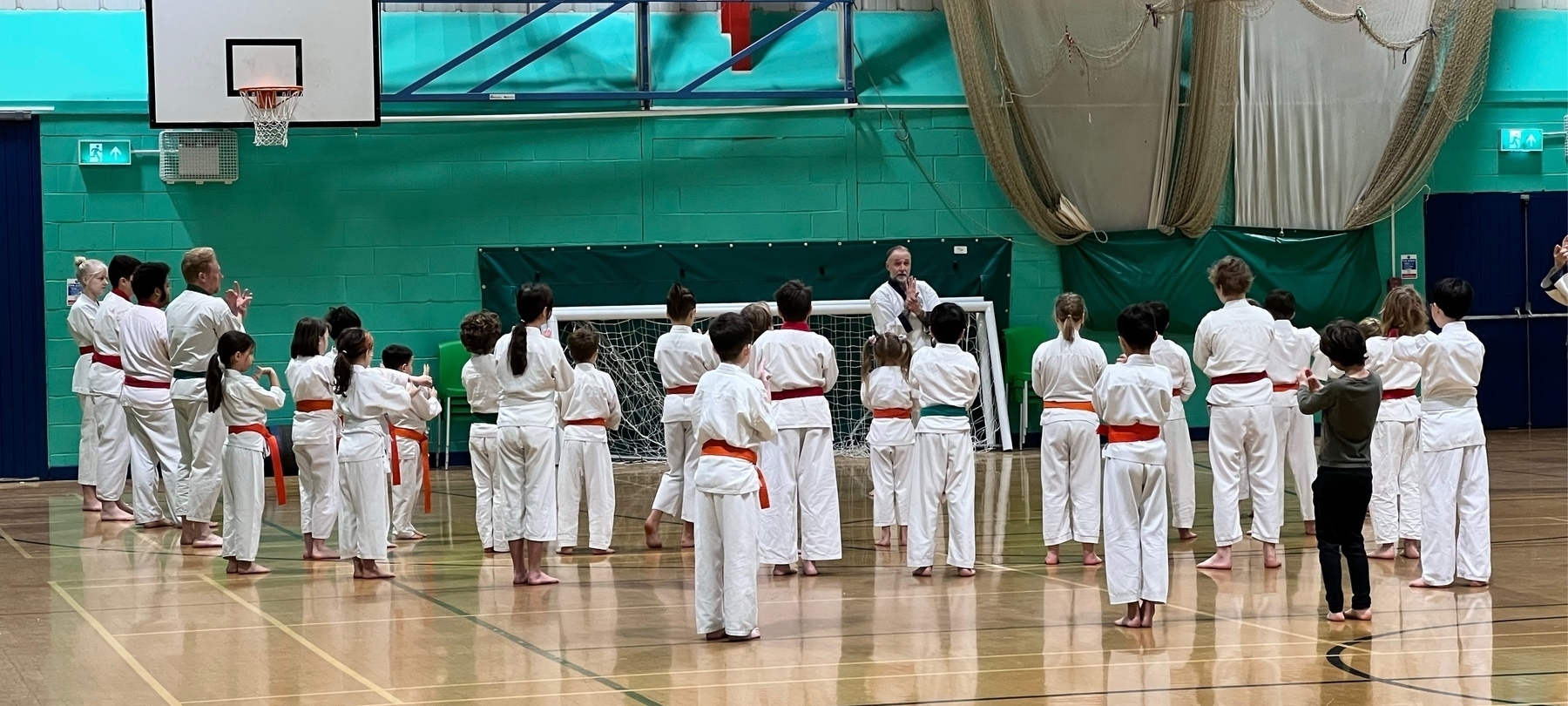 A Soo Bahk Doh self-defence class in Seaford, Sussex.